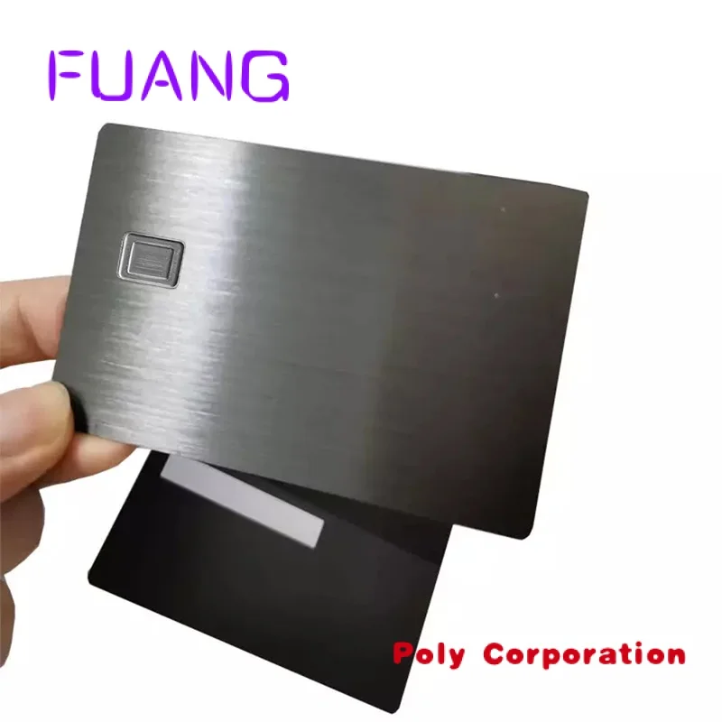 Factory Wholesale Price Customized Gold Blank Metal Visa Credit Card With Chip Slot