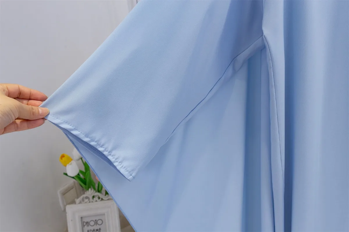 Элегантное мусульманское женское платье Jilbab Abaya свободного размера из