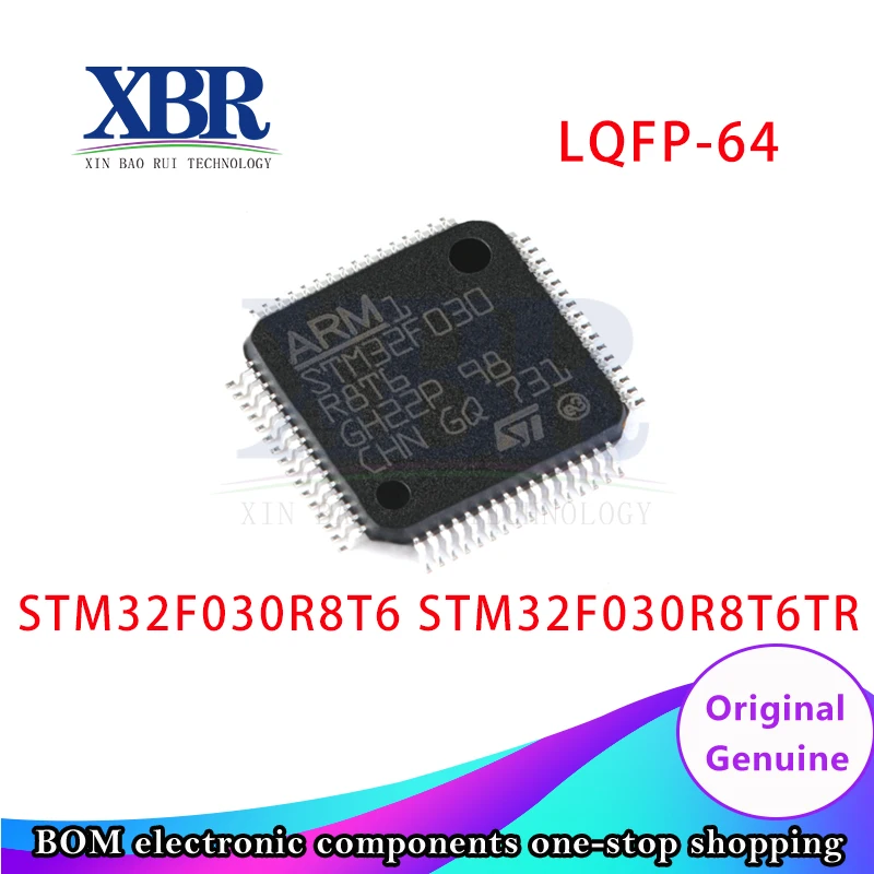 

5 pieces STM32F030R8T6 STM32F030R8T6TR LQFP-64 New Original 100% Quality