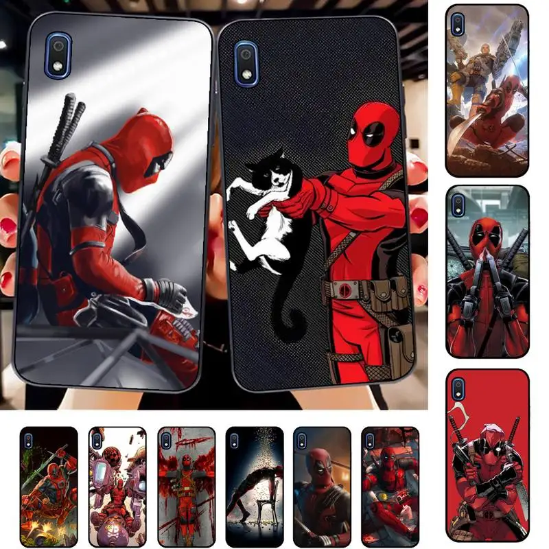 

Disney Deadpool Phone Case for Samsung A51 01 50 71 21S 70 31 40 30 10 20 S E 11 91 A7 A8 2018