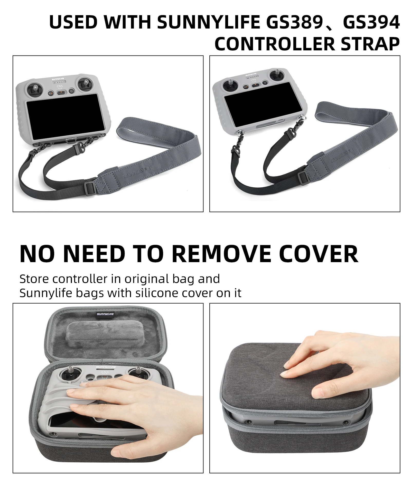 Силиконовый чехол для пульта дистанционного управления DJI Mini 3 Pro защитный с