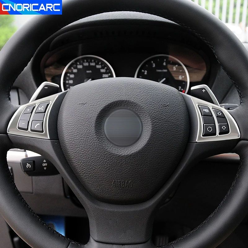 

Отделка рулевого колеса из нержавеющей стали для BMW X5 E70 2008-2013 X6 E71 2009-2014, аксессуары для интерьера