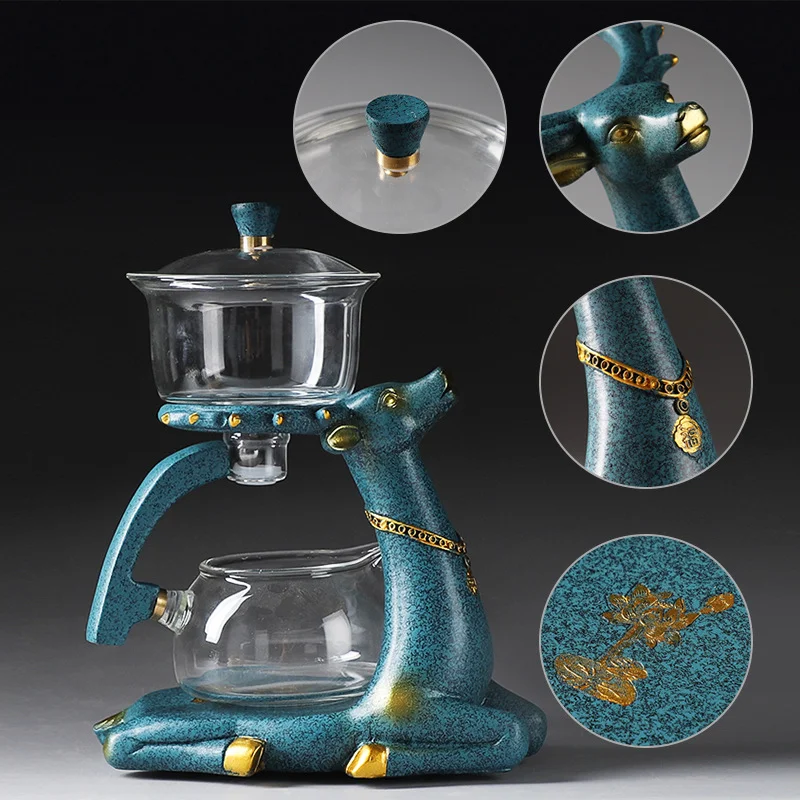 Glass Tea Pot Magnetic Water Diversion For Kitchen Loose Infusers Kettles Cooking Tea Maker Infuser Tetera Magnetic Teapot Set
