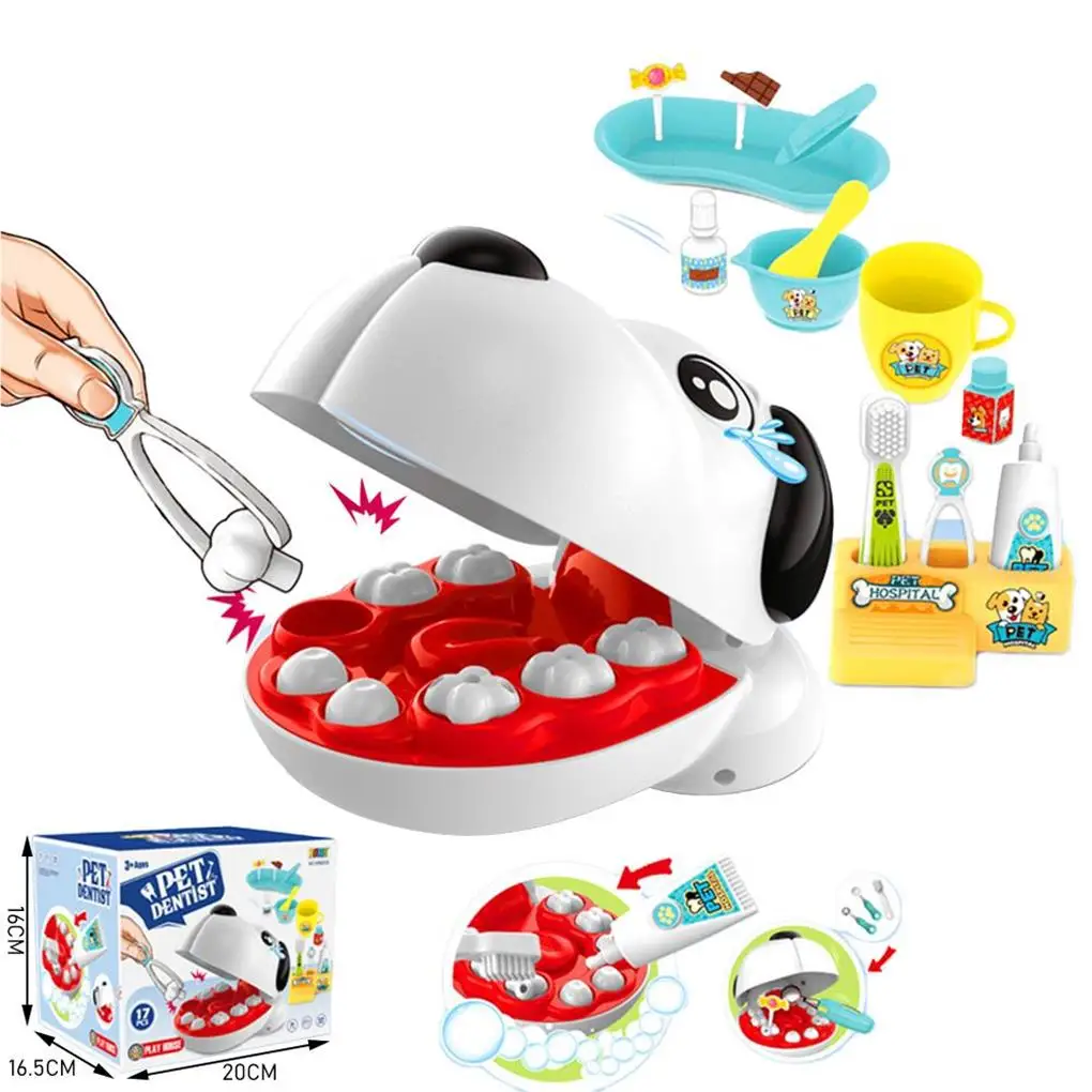 

Pet Dog Dentists Toy Interesting Pretend Toys Cognition Plaything