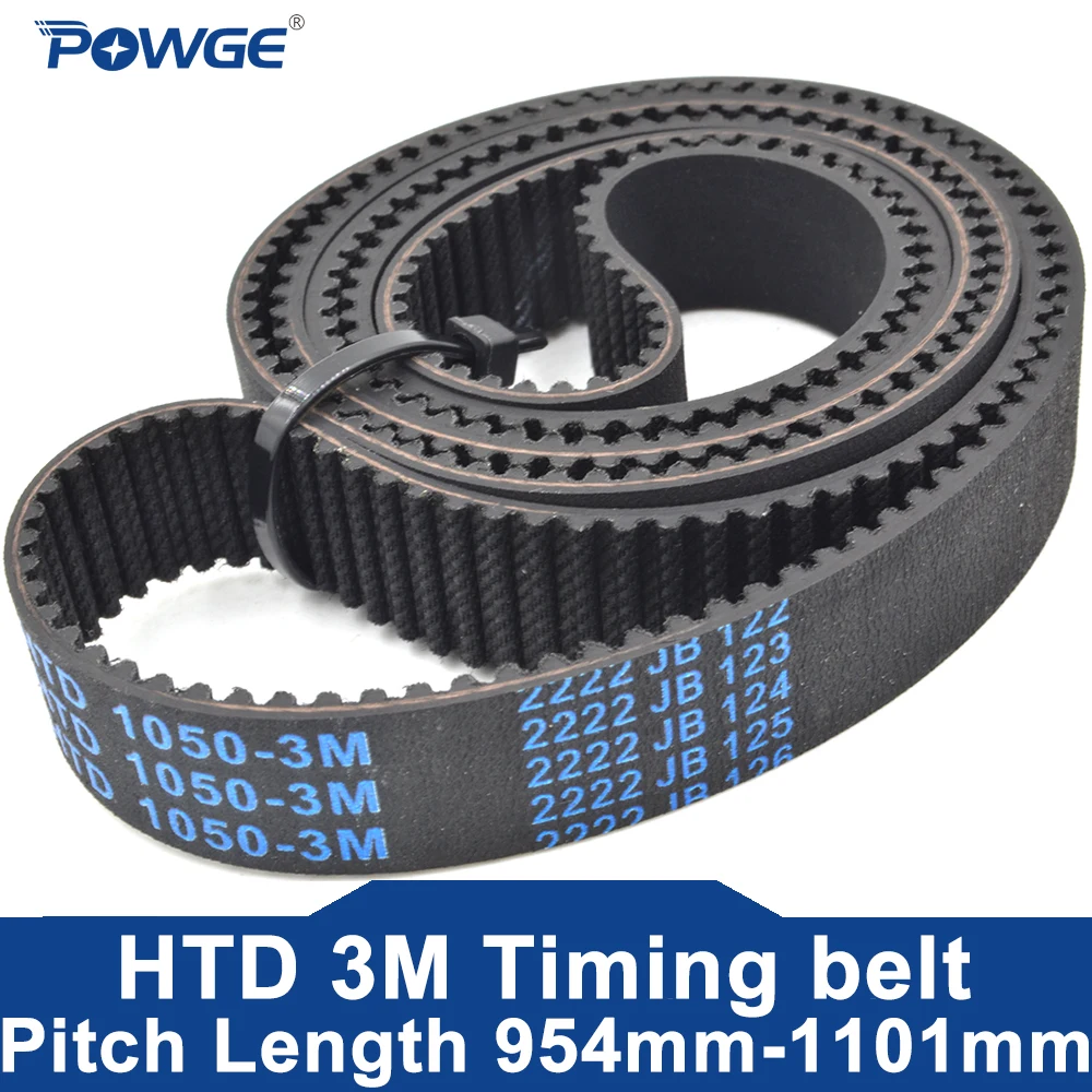 

Ремень ГРМ POWGE HTD 3M Lp = 954 960 966 990 996 1002 1005 1014 1026 1050 1062 1068 1071 1080 1098 1101, ширина 6-30 мм, HTD3M, резина