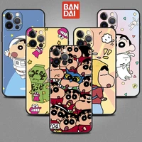 anime crayo shin chan for apple iphone 13 12 mini 11 pro max phone case x xs xr 7 8 plus 6 6s se 2020 5 5s soft silicone cover