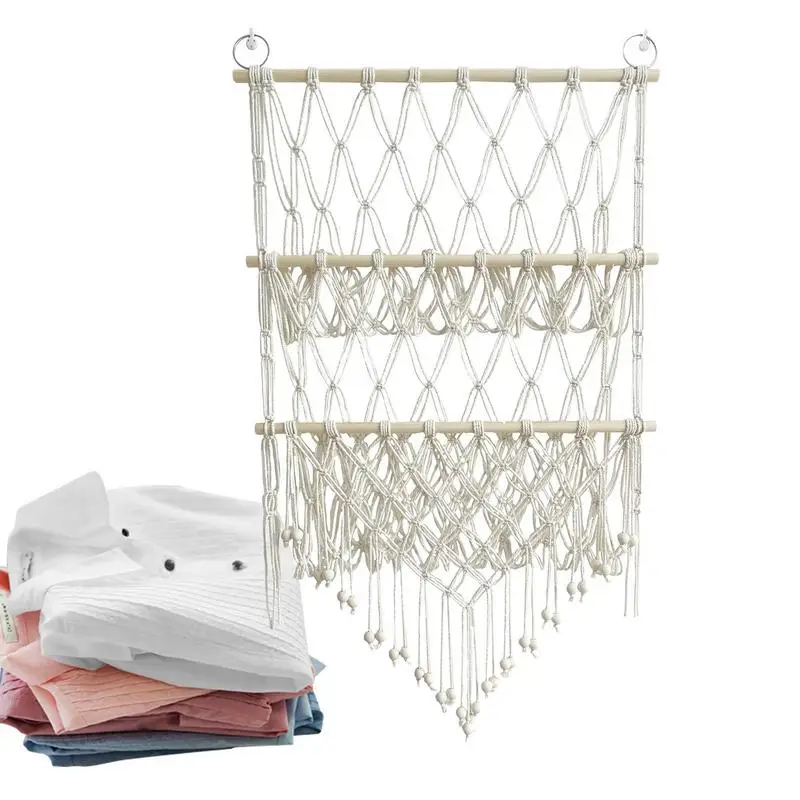 

Double Layer Woven Stuffed Animal Hammock Mesh Net Toy Hammock Corner Stuffed Animals Kids Baby Hanging Storage Organizer
