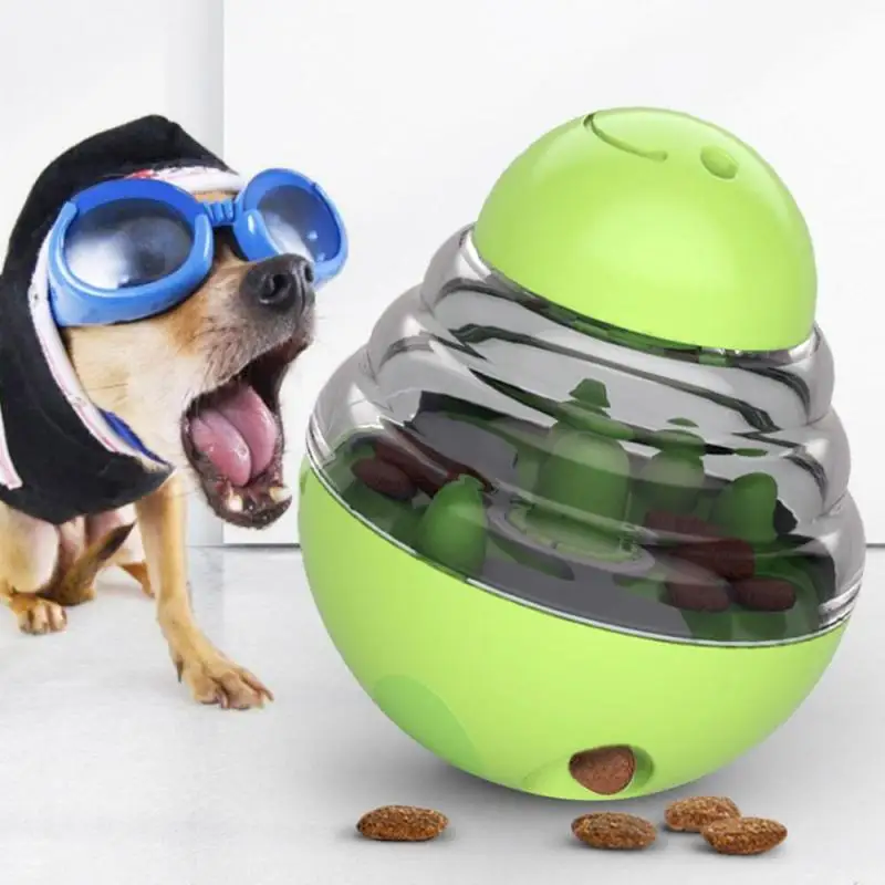 

Dog Toys Interactive Food Ball Food Dispenser Training Balls Puppy Cat Slow Feed Pet Tumbler Toy Dog Puzzle Toys Pets Supplies