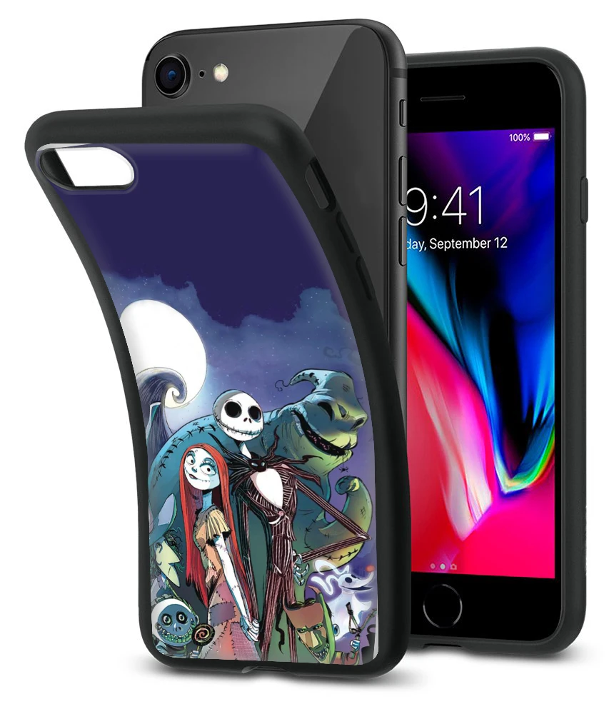 Мягкий силиконовый чехол G13 из мультфильма Кошмар перед Рождеством для iPhone11 12 13 14