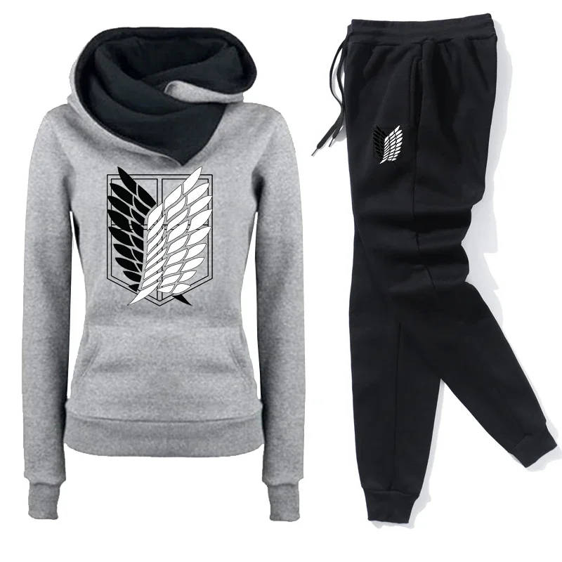 Женский спортивный костюм с капюшоном и капушкой Новое поступление 2024