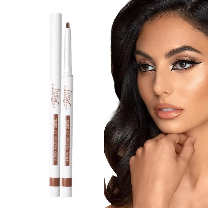 

Выдвижная подводка для глаз, ротационная высокопигментированная Точная подводка для глаз, быстросохнущая подводка для глаз на весь день, водостойкая Выдвижная подводка для макияжа