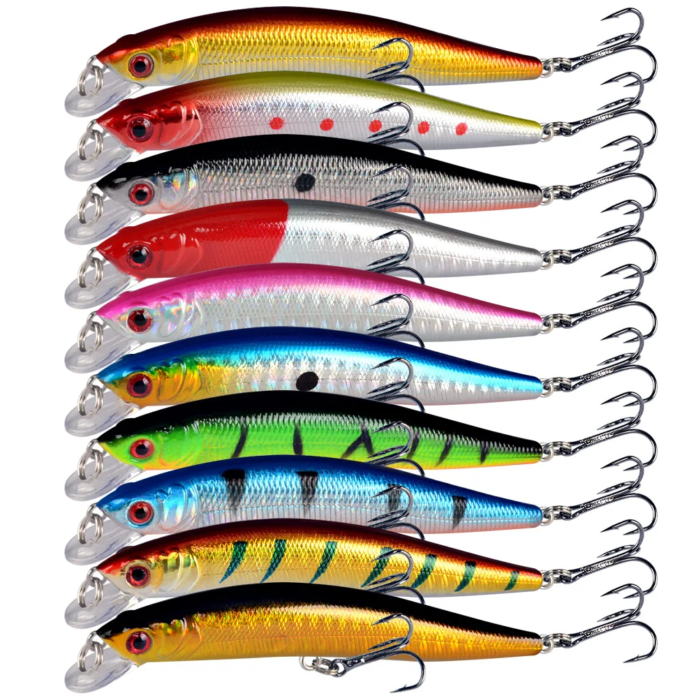 

Artificial Baits 10 Colours Mino 9.5cm 8.5g Bionic Plastic Fake Lures Sea Freshwater Bass Spinning Trolling Fishing Accessories