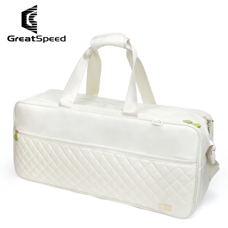 GreatSpeed 6 Pack Adult Tennis Bag Large Capacity Badminton Padel Squash Shoulder Bag Shoes Warehouse Accessories Unisex Handbag
