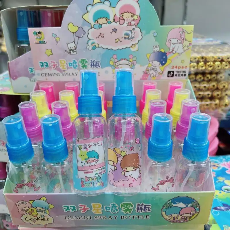 

Милый Sanrio маленькая двойная звезда Keroppi Badtz-Maru распылительная бутылка отдельные бутылки Портативный Ins подарок на день рождения для девочек