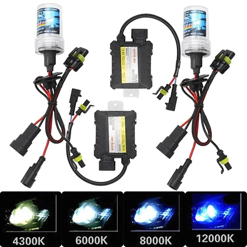 

Комплект ксеноновых ламп H7 H4 H11 H1 H3 9005 9006 ксеноновая фара с блоком балласта 55 Вт 6000k 4300k 8000k 12000k Автомобильные аксессуары