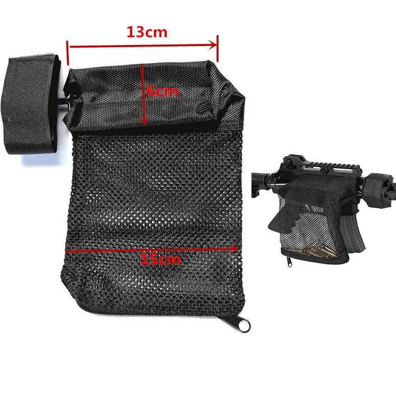 

Hunting tactical M4 military army shooting Brass ar15 Bullet Catcher Rifle Mesh Trap Shell Catcher Wrap Around Zipper Bag