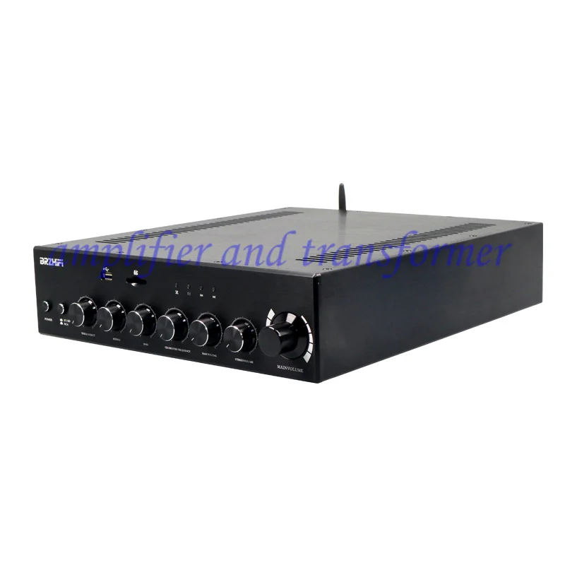 

BRZHIFI BA3 1000W HIFI Power 2.1 Fever Amplifier Bluetooth 5.0 Bass STK412-440 Power Stereo 200W X2 Bass 600W X1
