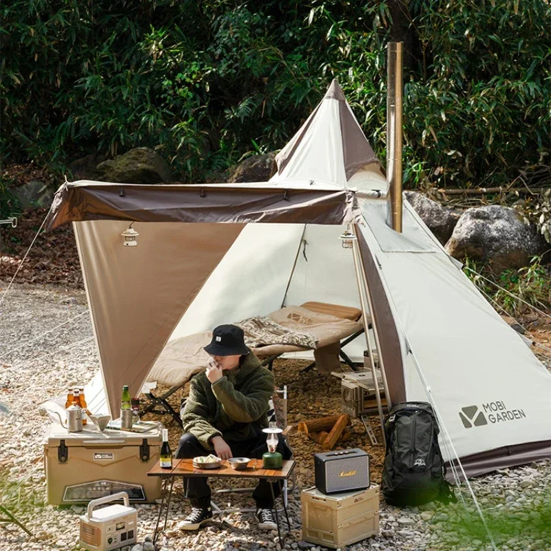 Mobi Garden Nature Hike Кемпинговая палатка Пирамида Очень толстая со снежной юбкой