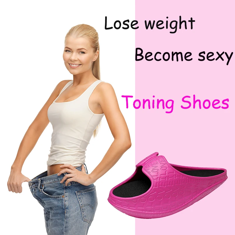 Japanese-style Slimming Slippers Rocking Shoes Stovepipe Artifact  Stretch Muscles Slimming Shaping Body Trainning Yoga Shoes