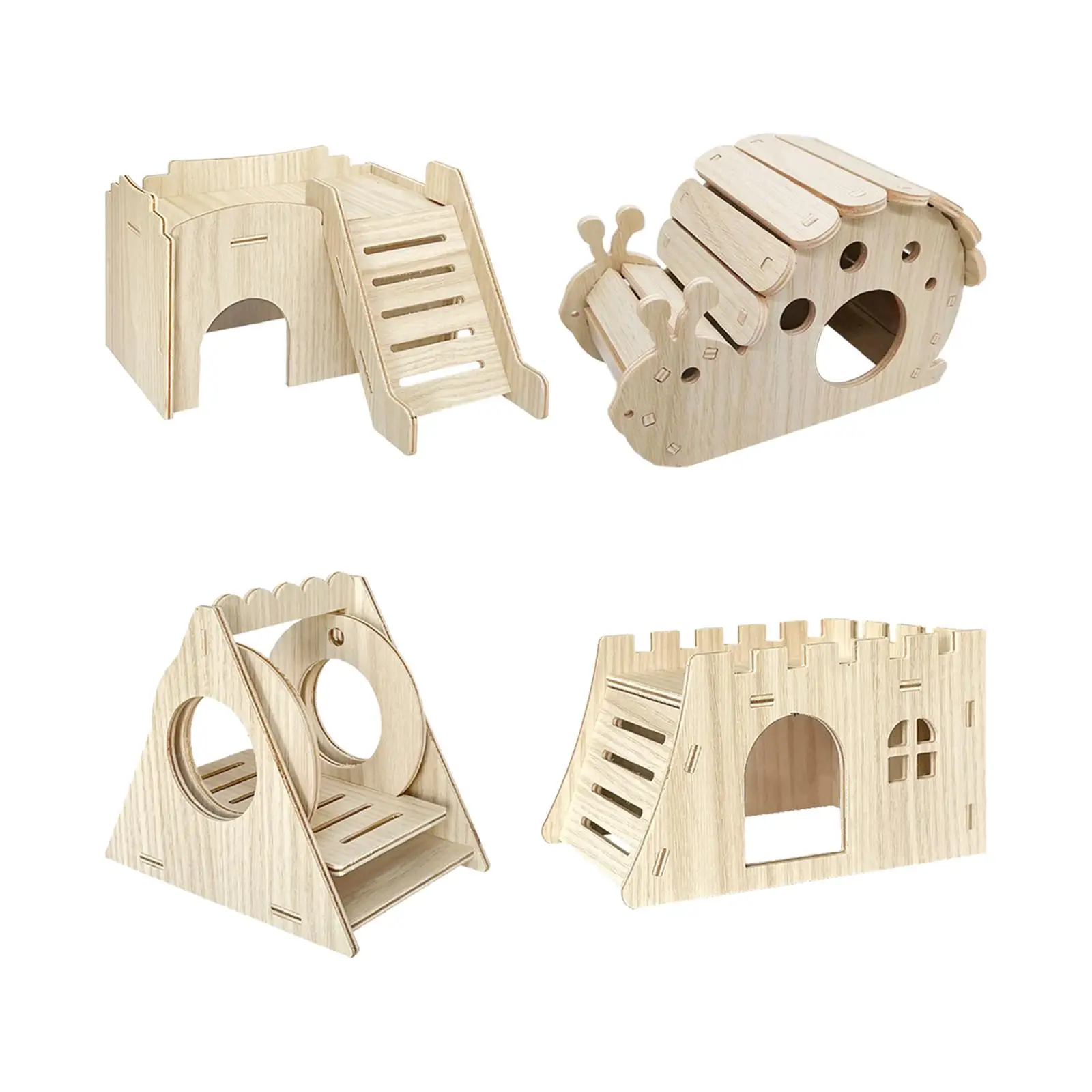 Домашняя хижина домик для хомяка карликовых хомяков сирийских крыс