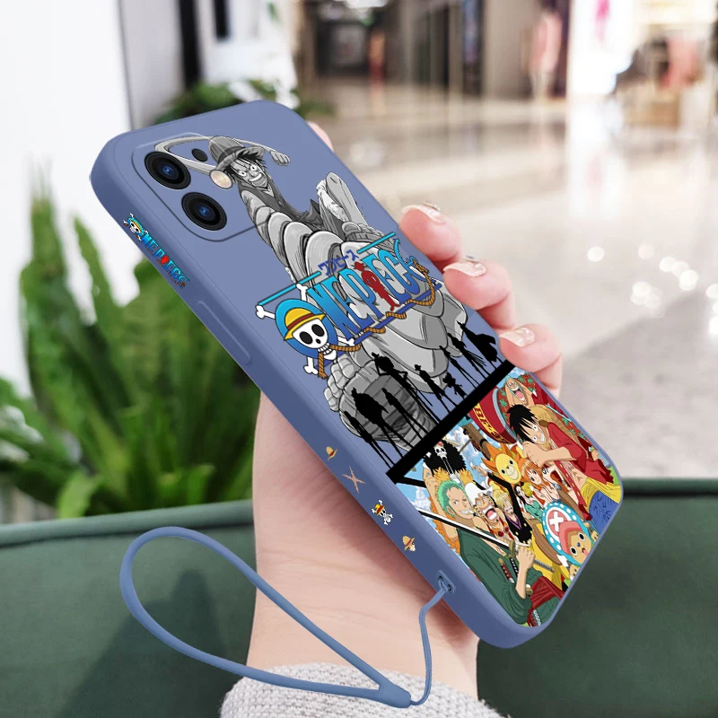 

ONE PIECE Zoros Luffys Phone Case For Xiaomi Redmi Note 11 10A 10 10S 9 8 7 Pro Plus 10C 9A 9C 9T 4G 5G Cases With Lanyard