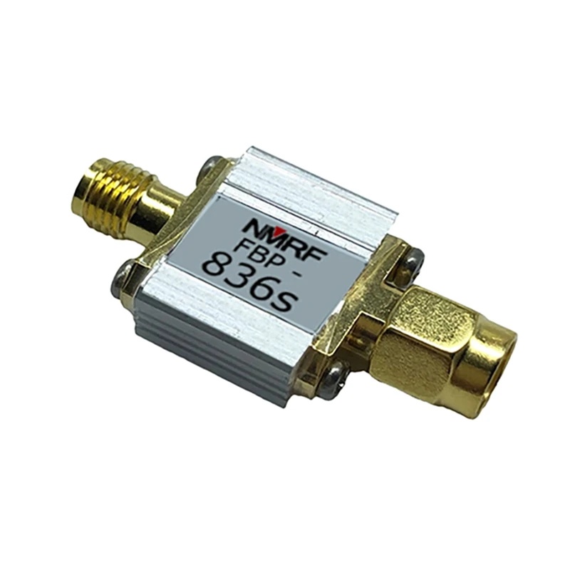 

836(824-849)Mhz GSM900 25Mhz Bandwidth SAW Bandpass Filter SMA Interface