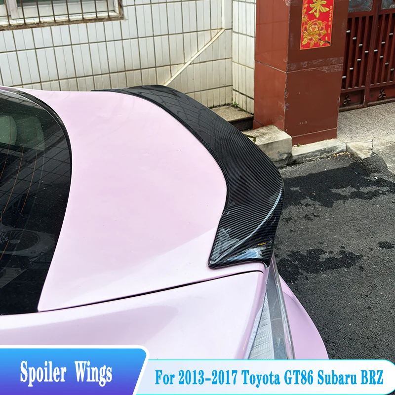 Для 2013-2017 Toyota GT86 Subaru BRZ задний спойлер для багажника задние крышки крылья из