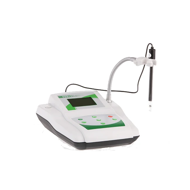 

High accurate electrode bench top digital conductivity meter with ATC function