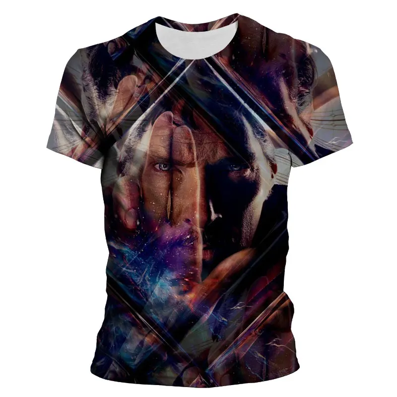 Футболка Мужская/женская с коротким рукавом и 3D-принтом Доктор странн |