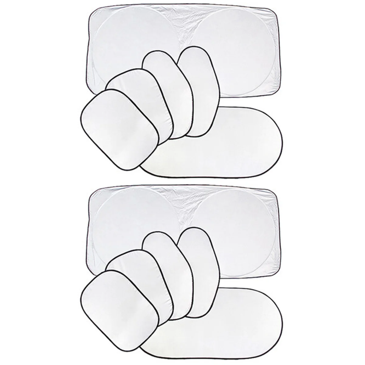 

12 pcs Car Auto Front Rear Window Sun Shade Shield Sun Protection Visor Windshield Cover