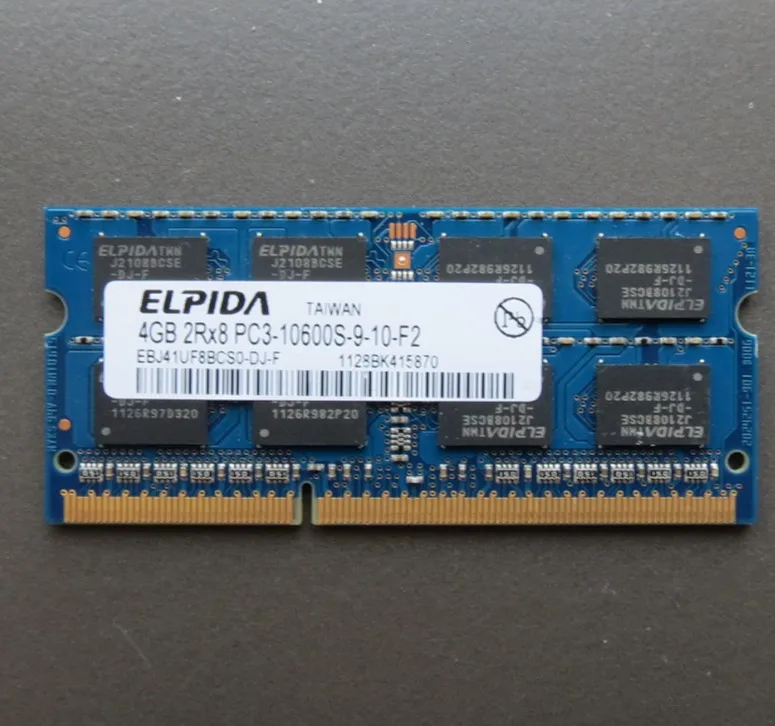 

Панель памяти для ноутбука RAM 4G DDR3 1333 4 Гб 2RX8 PC3-10600S