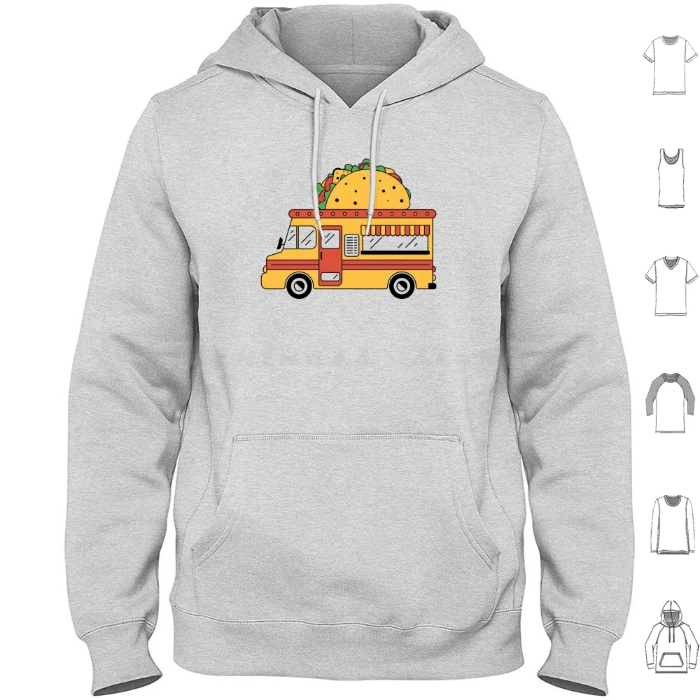 

Толстовка для грузовиков Taco, хлопок, с длинным рукавом, Tacos Taco Truck Food Truck Foodie Taco, милая еда, мексиканская кухня, Тако, во время вторник, грузовик, развлечение