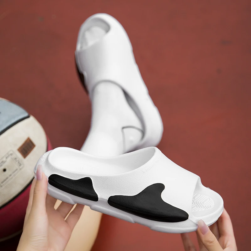 Мужские Пляжные шлепанцы COOLVFATBO повседневные сандалии на плоской подошве