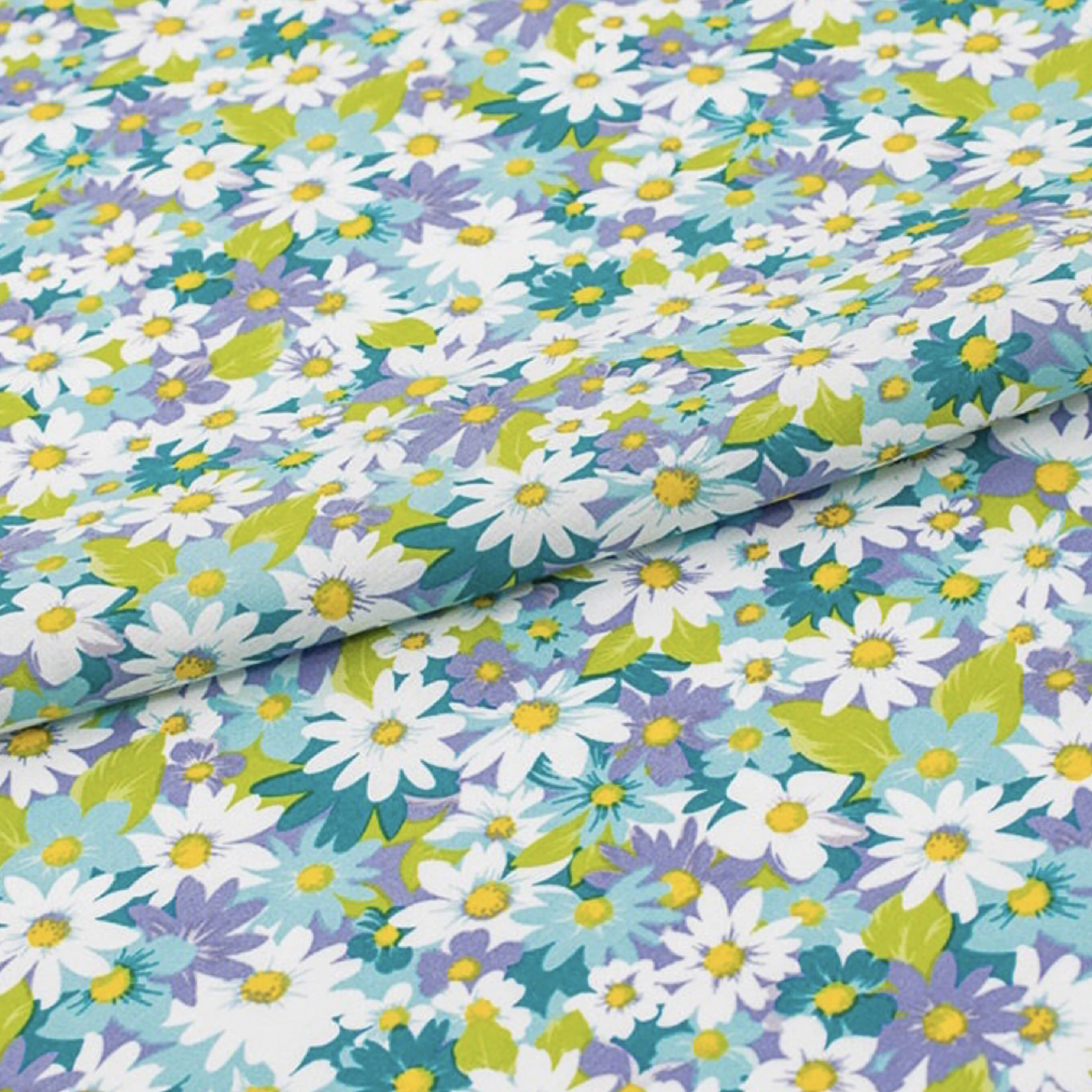 Monet подсолнуховый узор 100% хлопок 40S свобода ткани цифровой печати для шитья