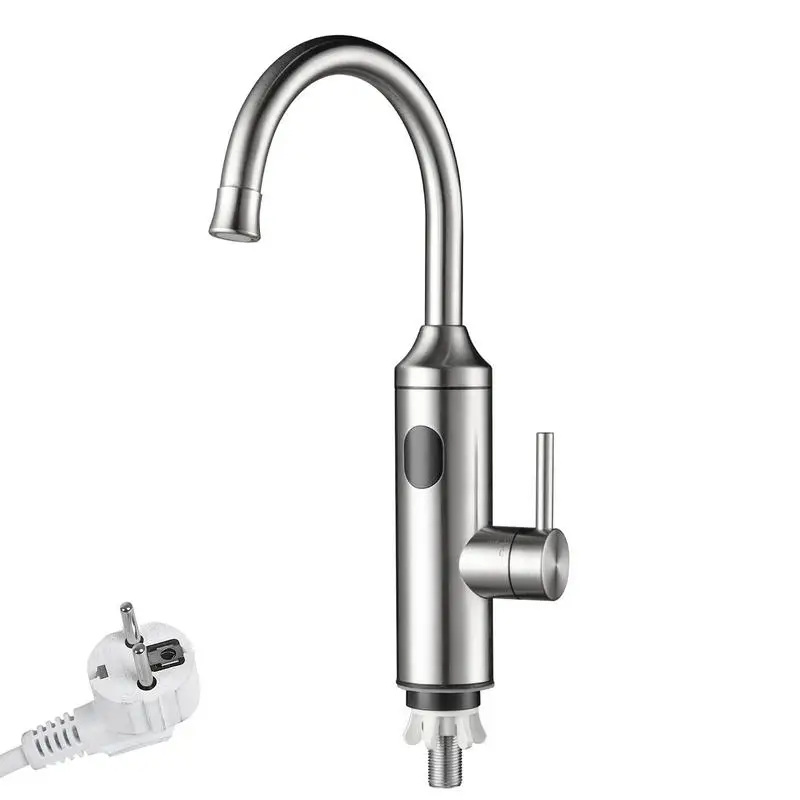 

Digital Display Faucet 3300W 220V Instant Tankless Water Faucet Hot Cold Dual Control Rotatable Fast Heating Electric Tap