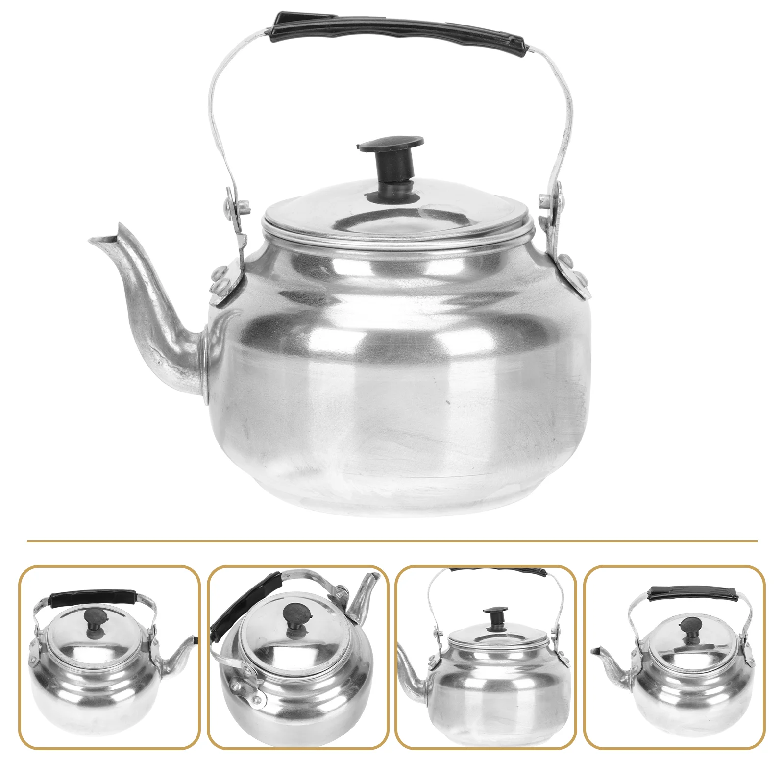 

Kettle Tea Water Stovetop Teapot Pot Teakettlealuminum Aluminium Whistling Campingheating Stove Stainless Steel Boilingpots