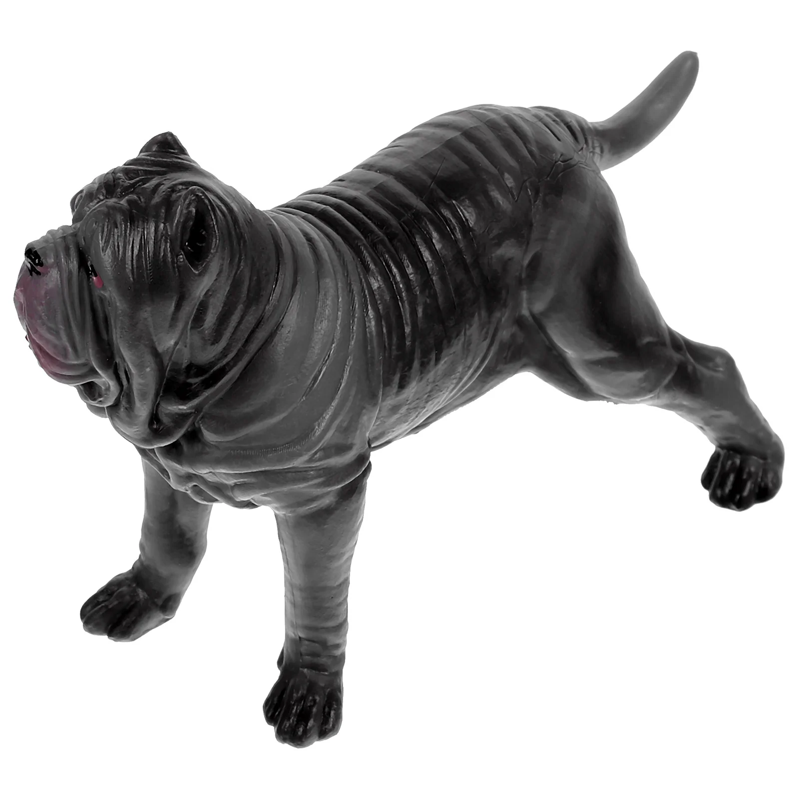 

Новая фигурка волнистой собаки, Реалистичные Статуи, настольное украшение для собак, Статуэтка из мультфильма, игрушка