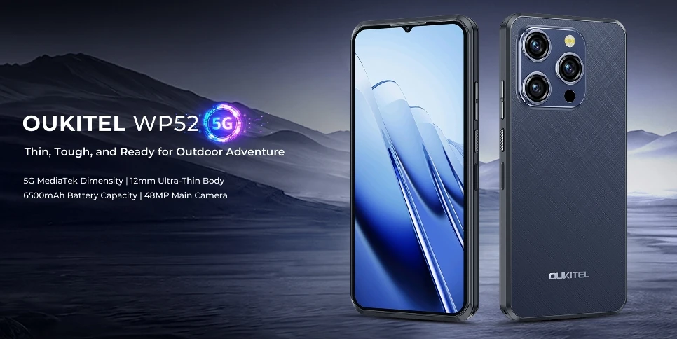 OUKITEL WP52 ЦП с регулировкой яркости 6100 + 120 Гц 6 дюйма [Стандартный Глобальный