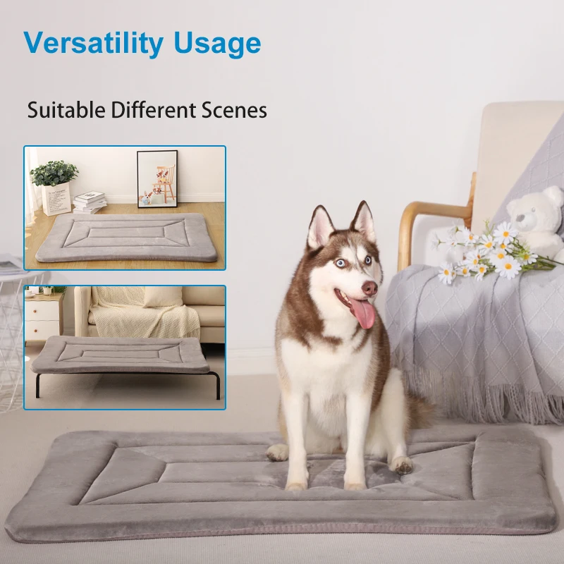 Скидка Кровать для домашних животных Hero Dog, большой мягкий коврик для сна для щенков, большая подушка, матрас, нескользящий коврик для конуры
