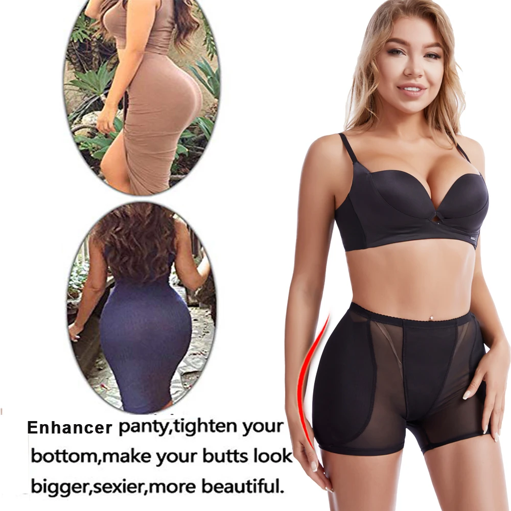 SEXYWG Butt Lifter Panties Women Sexy Body Shaper Push Up Panties Hip Enahncer with Pads Shapewear Pad Panties