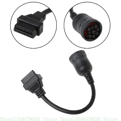 OBD II OBD2 9-контактный на 16-контактный удлинительный кабель «папа-мама» для автомобильного диагностического удлинителя, адаптер, гибкость