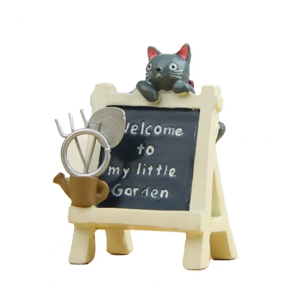 

Miniature Billboard Delicate Portable Fine Workmanship for Micro Landscape Dollhouse Blackboard Dollhouse Billboard