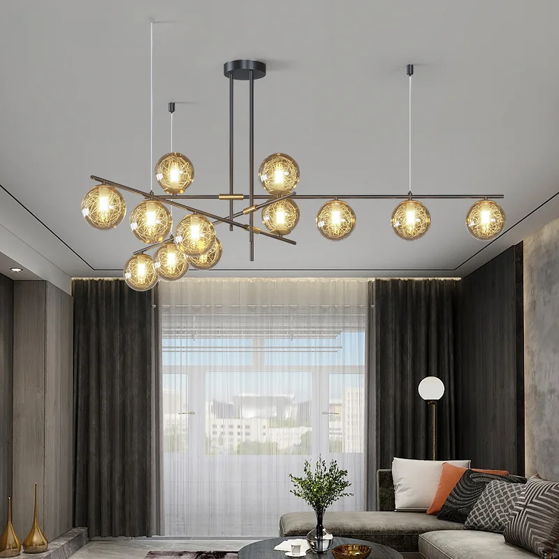 

Pendant Lamp Nordic Simple Flash New Modern LED With Bulbs Dining Living Room Bedroom Villa Parlor Bar Lamps Indoor Lighting