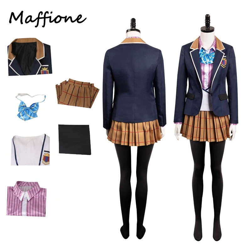 

Anime Masamune Kun No Revenge Aki Adagaki Cosplay Women Costume School Uniform Girls Fantasia Outfits Halloween Carnival Suits