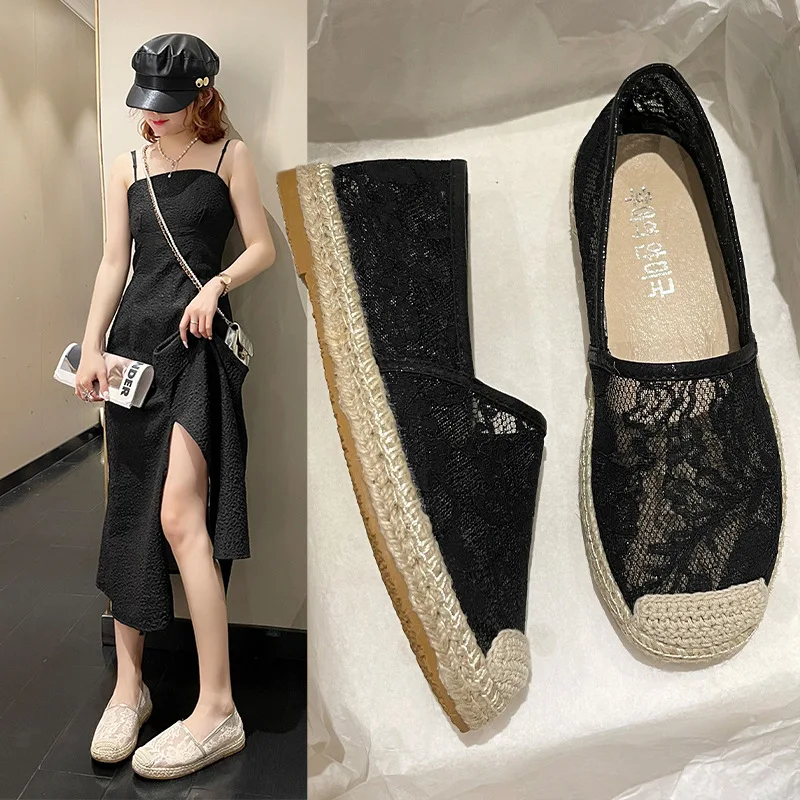 

Туфли женские в рыбацком стиле, весна-осень 2023, маленькие очаровательные туфли на плоской подошве, туфли с круглым носком