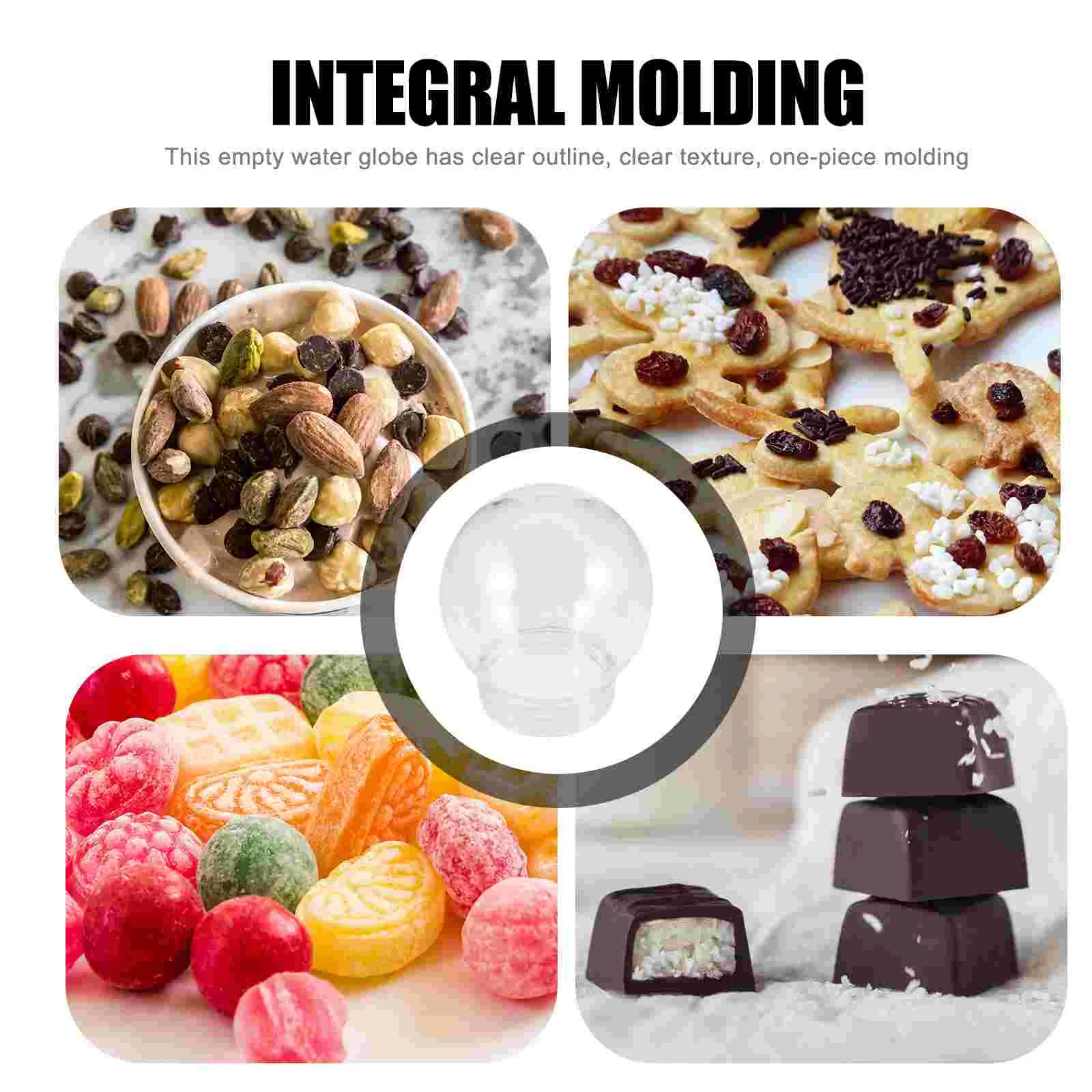 10 шт. DIY прозрачный пластиковый водяной шар снежный с завинчивающейся крышкой