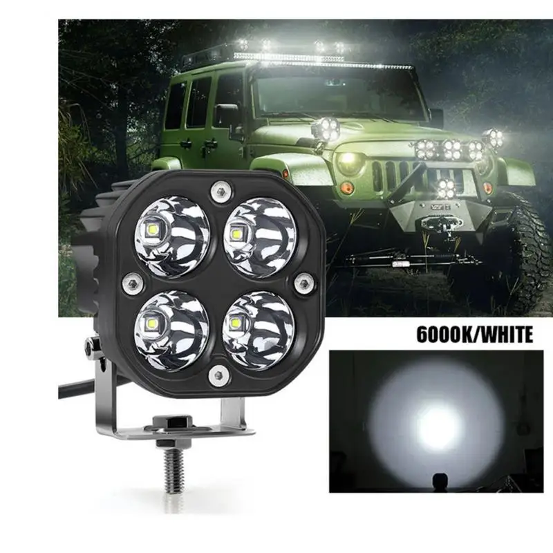 

LED Bicycle Light Vehicle 40W Spotlight Car Off-road Modified Motorcycle Lights Project Fog Light Bicycle Accessories