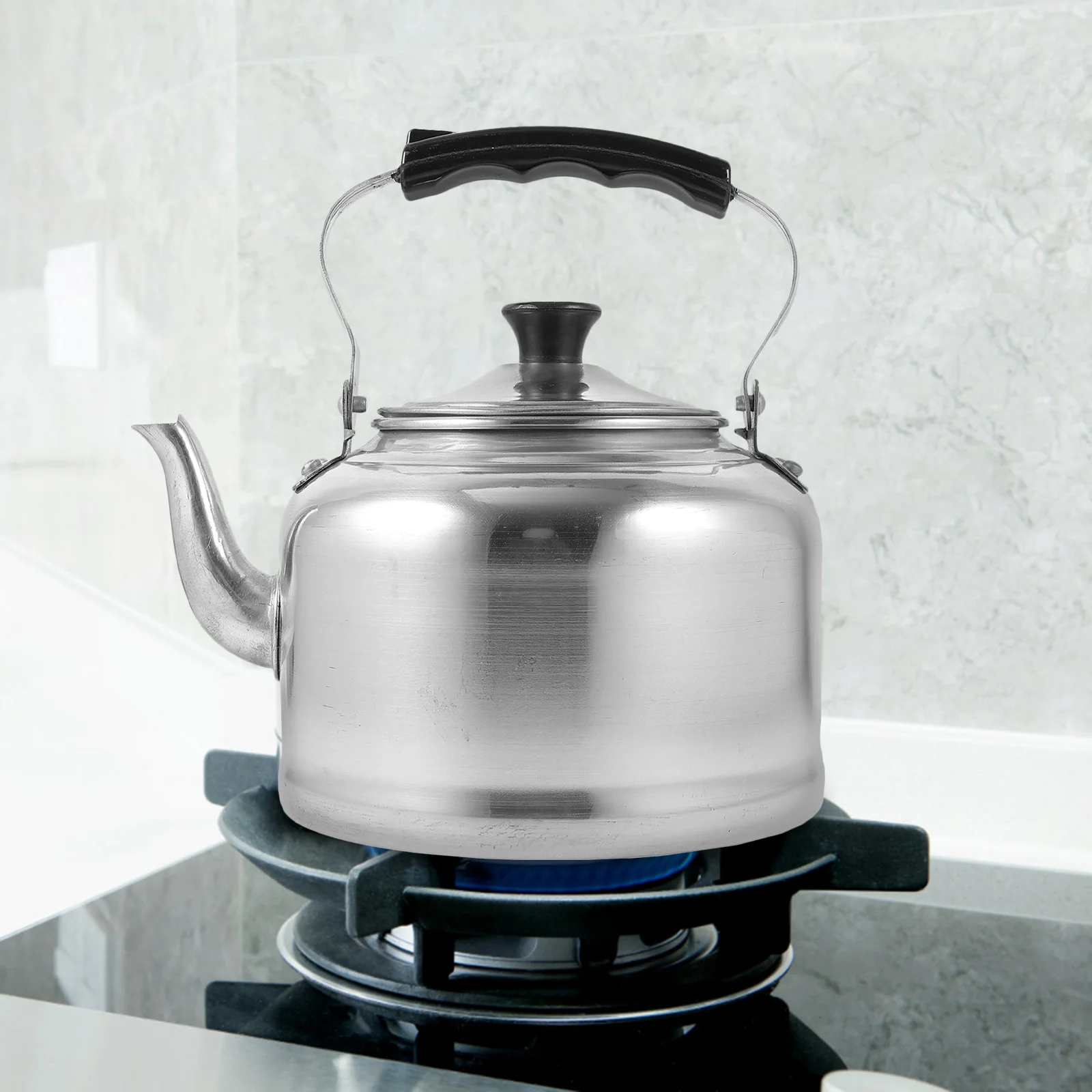 Старомодный алюминиевый чайник газовая плита большая емкость ресторан (20 см