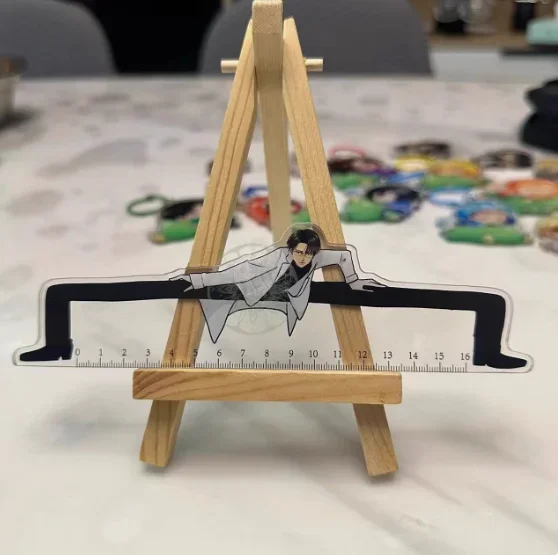 Новинка 2025 канцелярские принадлежности в стиле аниме реквизит Straightedge Attack On Titan Levi