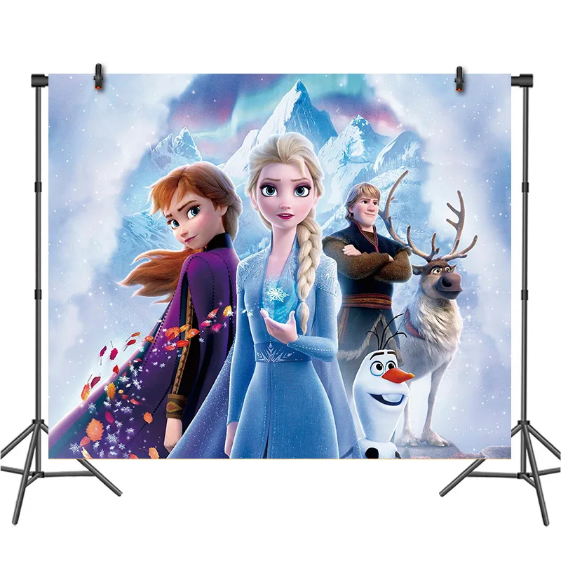 Фон для фотосъемки с изображением персонажей из мультфильма Disney |